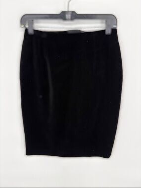 🔗 vintage Episode velvet Black  Pencil Skirt